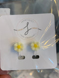 149 ($10) Earrings - Clip Ons - Flowers