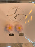 149 ($10) Earrings - Clip Ons - Flowers