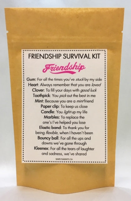 142 ($16) Friendship Survival Kit