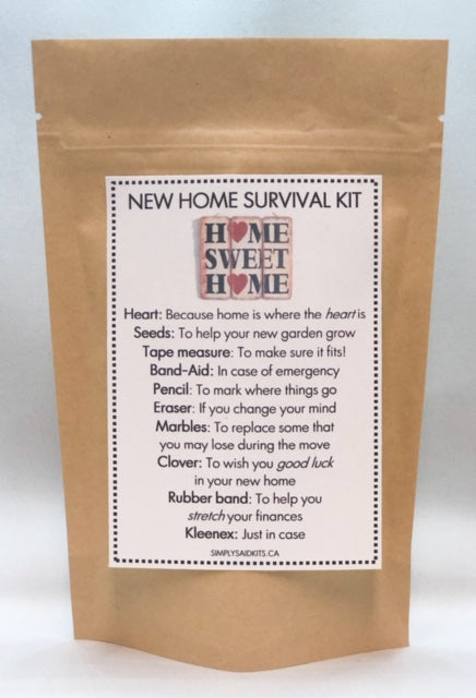 142 ($16) New Home Survival Kit