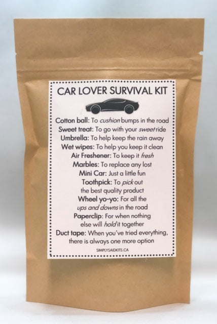 142 ($16) Car Lover Survival Kit