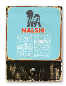 221 ($42.99) Malshi - Dog leash hanger