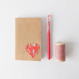 118 ($28-32) Notebook - Heart