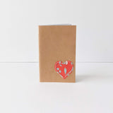 118 ($28-32) Notebook - Heart