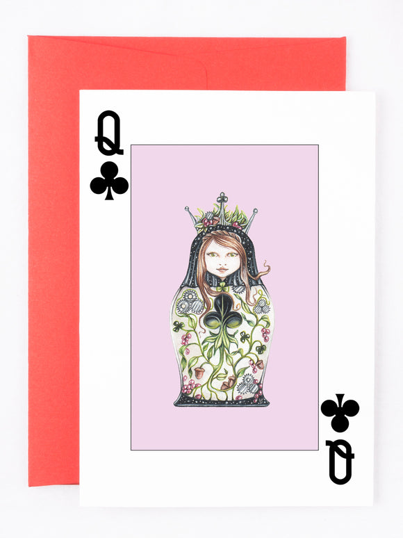 205 ($7) Cards - Queen of Clubs