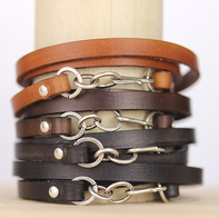 071 ($35) Leather Bracelets