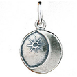 071 ($32) Nature Coin - Star Moon - Silver