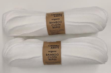 073 ($16) Bamboo Cloth Wipes - 6 Pk