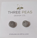 108 ($22) Earrings - Large Lava Beads