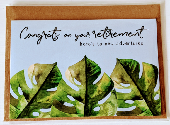201 ($6) Card - Congrats Retirement New Adventures