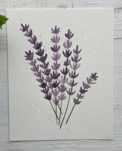 201 ($25) Print - Lavender - Original