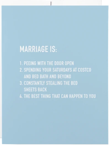 032 ($6) Card - Marriage Is