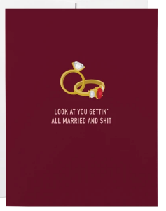 032 ($6) Card - Married and Sh1t - Brides