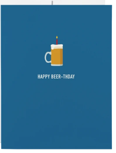 032 ($6) Card - Happy Beer-thday