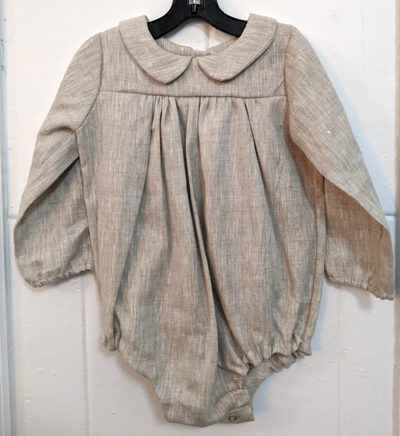 140 ($50) Linen Rompers - Natural - Various Sizes