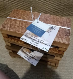 242 ($15) Wood Pedestals - 5"x10"