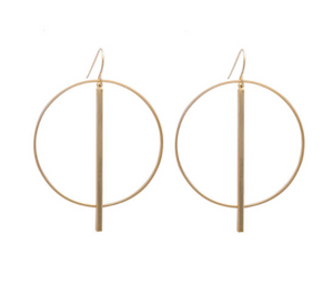 025 ($75) Tempo Earrings - Gold