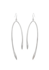 025 ($110) Rebel Earrings - Silver
