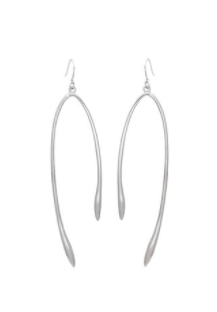 025 ($110) Rebel Earrings - Silver
