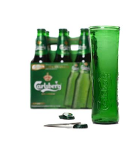 028 ($25) Carlsberg Beer Glass