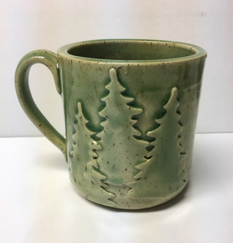 112 ($30) Mug - Green Trees