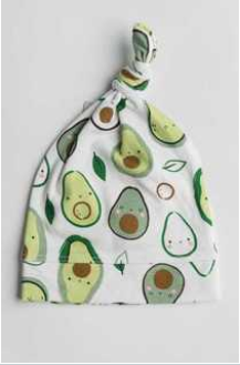 012 ($18) Top Knot Beanie - Avocado