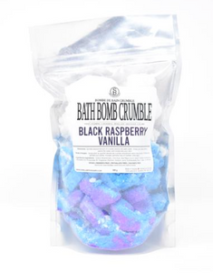 078 ($15) Bath Bomb Crumble - Black Raspberry Vanilla