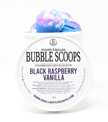 078 ($18) Bubble Scoops - Black Raspberry Vanilla