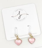 149 ($14) Earrings - Dangle - Colour Hearts