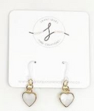 149 ($14) Earrings - Dangle - Colour Hearts