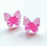 149 ($12) Earrings - Clip On - Butterflies