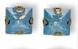 149 ($12) Earrings - Opal Squares- Various Colours