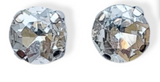 149 ($12) Earrings - Rhinestone Circles - Small
