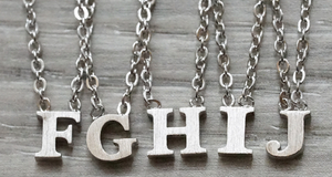 023 ($49) Necklace - Stainless Steel - By The Letter