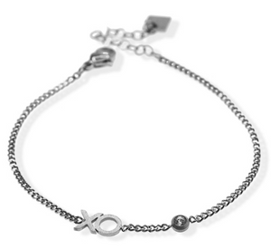 023 ($62.50) Bracelet - XO - Silver