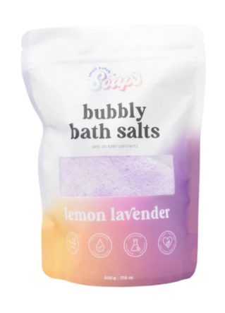 078 ($18) Bubbly Bath Salts - Lemon Lavender