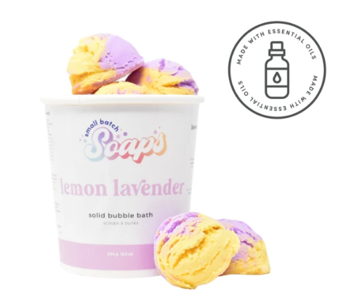 078 ($18) Bubble Scoops - Lemon Lavender
