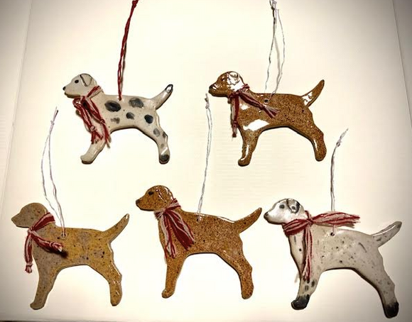 112 ($16) Ornaments - Snowflake Hearts, Sleds, Dogs, Trees