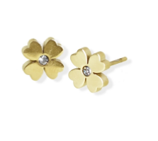 023 ($30) Earrings - 4 Leaf Clover - No Stem