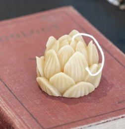018 ($12) Lotus Beeswax Candle
