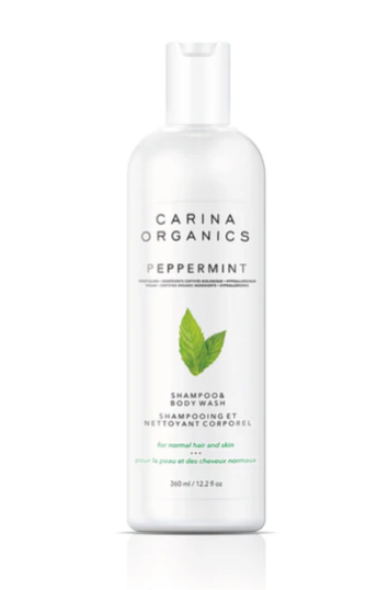 066 ($15.99) Peppermint Shampoo and Body Wash - 360ml