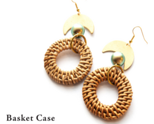 110 ($78) Earrings - Basket Case
