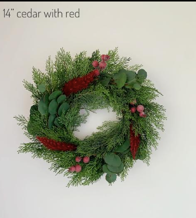 000 ($45-$140) The Floral Diary - Holiday Wreaths