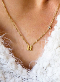 023 ($49) Necklace - Gold - By The Letter