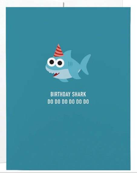 032 ($6) Card - Birthday Shark