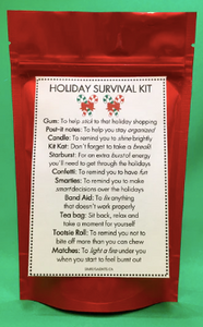 142 ($16) Holiday Survival Kits