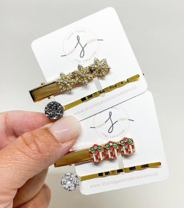 149 ($15) Duo Hair Clips - MISC