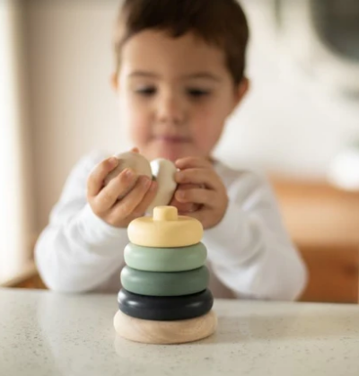 000 ($35) Nouka - Wood and Silicone Stacker Tower