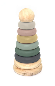 000 ($35) Nouka - Wood and Silicone Stacker Tower