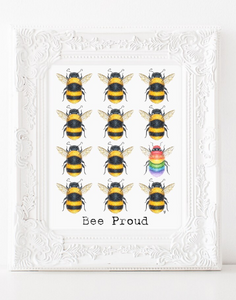 205 ($18) Print - Bee Proud
